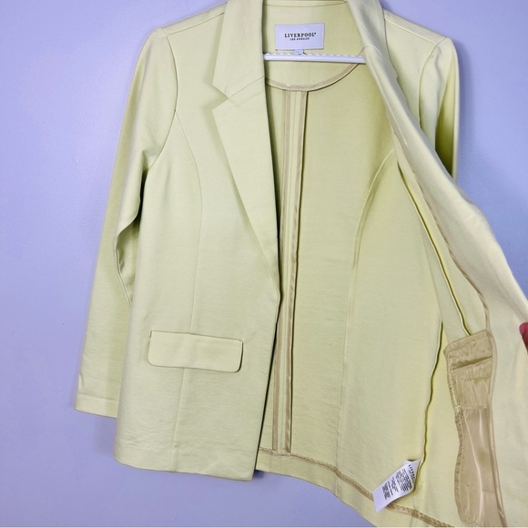 Liverpool Los Angeles Boyfriend Lemon Grass Blazer with Princes Dart women S - Picture 12 of 16